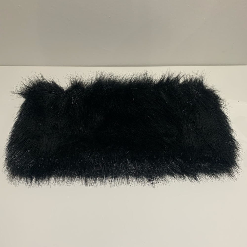 Faux fur infinity scarf